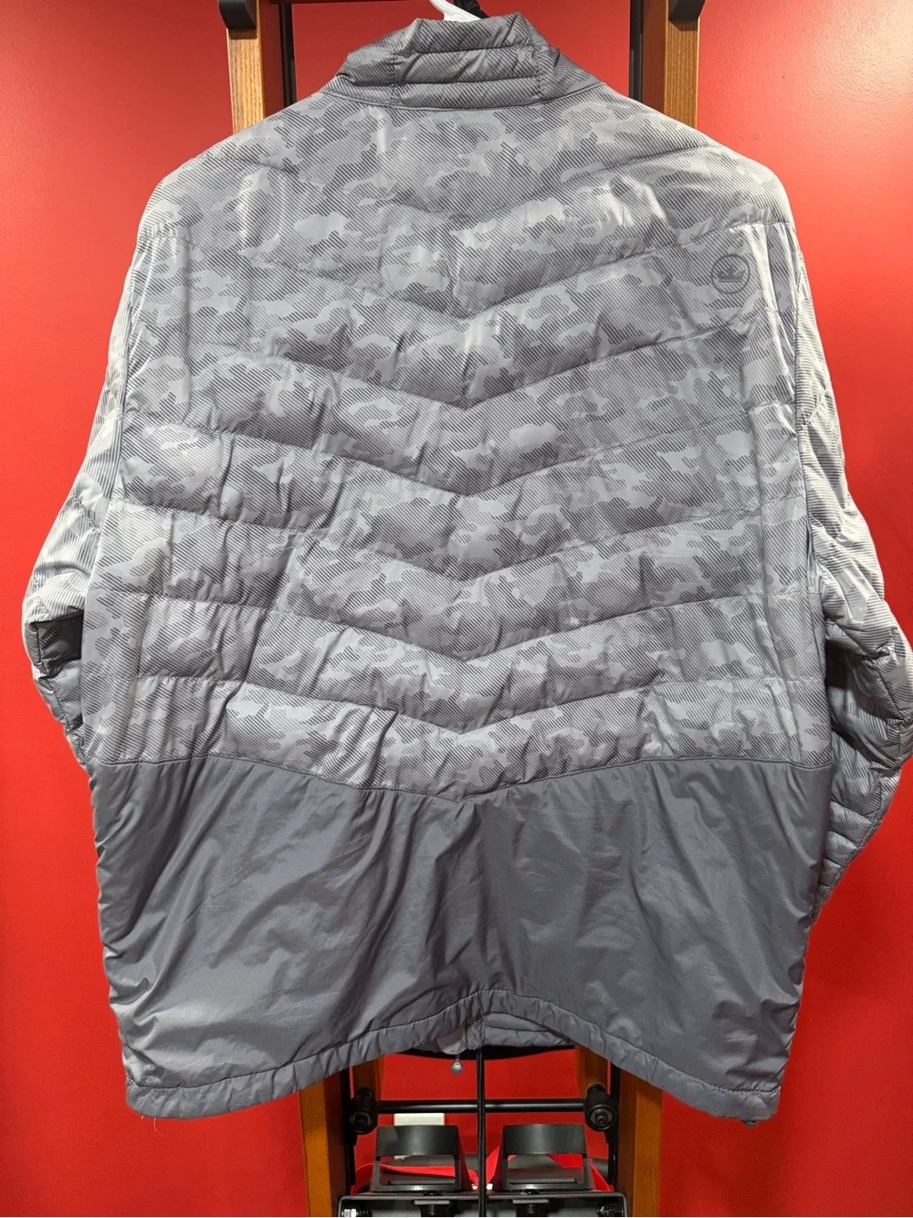 Peter Millar All Course Gray Camo Golf Jacket, Men’s Large